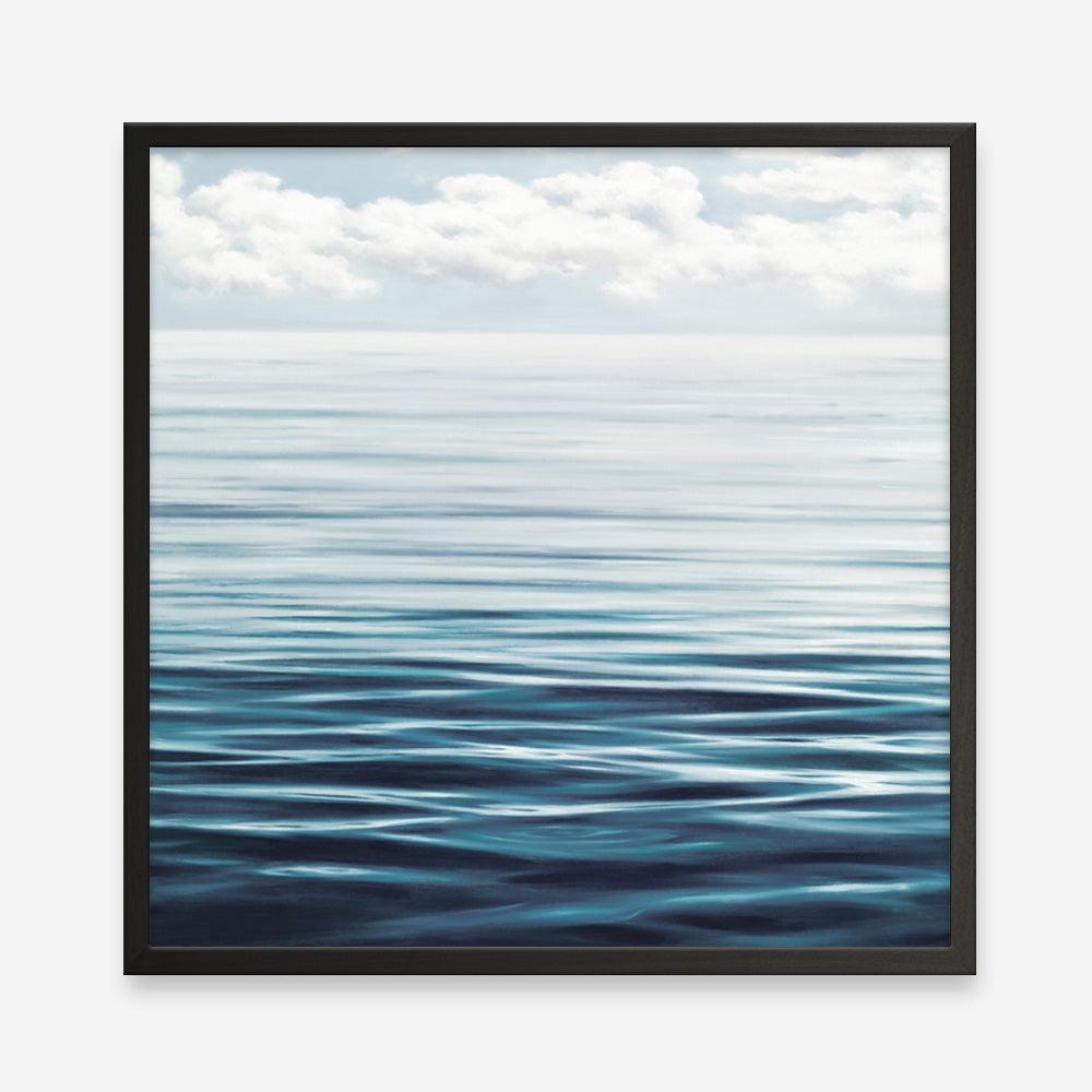 Shop Ocean Horizon (Square) Art Print a coastal themed painted wall art print from The Print Emporium wall artwork collection - Buy Australian made fine art painting style poster and framed prints for the home and your interior decor room, TPE-062-AP