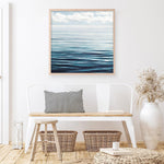 Shop Ocean Horizon (Square) Art Print a coastal themed painted wall art print from The Print Emporium wall artwork collection - Buy Australian made fine art painting style poster and framed prints for the home and your interior decor room, TPE-062-AP