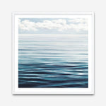 Shop Ocean Horizon (Square) Art Print a coastal themed painted wall art print from The Print Emporium wall artwork collection - Buy Australian made fine art painting style poster and framed prints for the home and your interior decor room, TPE-062-AP