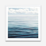 Shop Ocean Horizon (Square) Art Print a coastal themed painted wall art print from The Print Emporium wall artwork collection - Buy Australian made fine art painting style poster and framed prints for the home and your interior decor room, TPE-062-AP