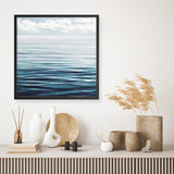Shop Ocean Horizon (Square) Art Print a coastal themed painted wall art print from The Print Emporium wall artwork collection - Buy Australian made fine art painting style poster and framed prints for the home and your interior decor room, TPE-062-AP