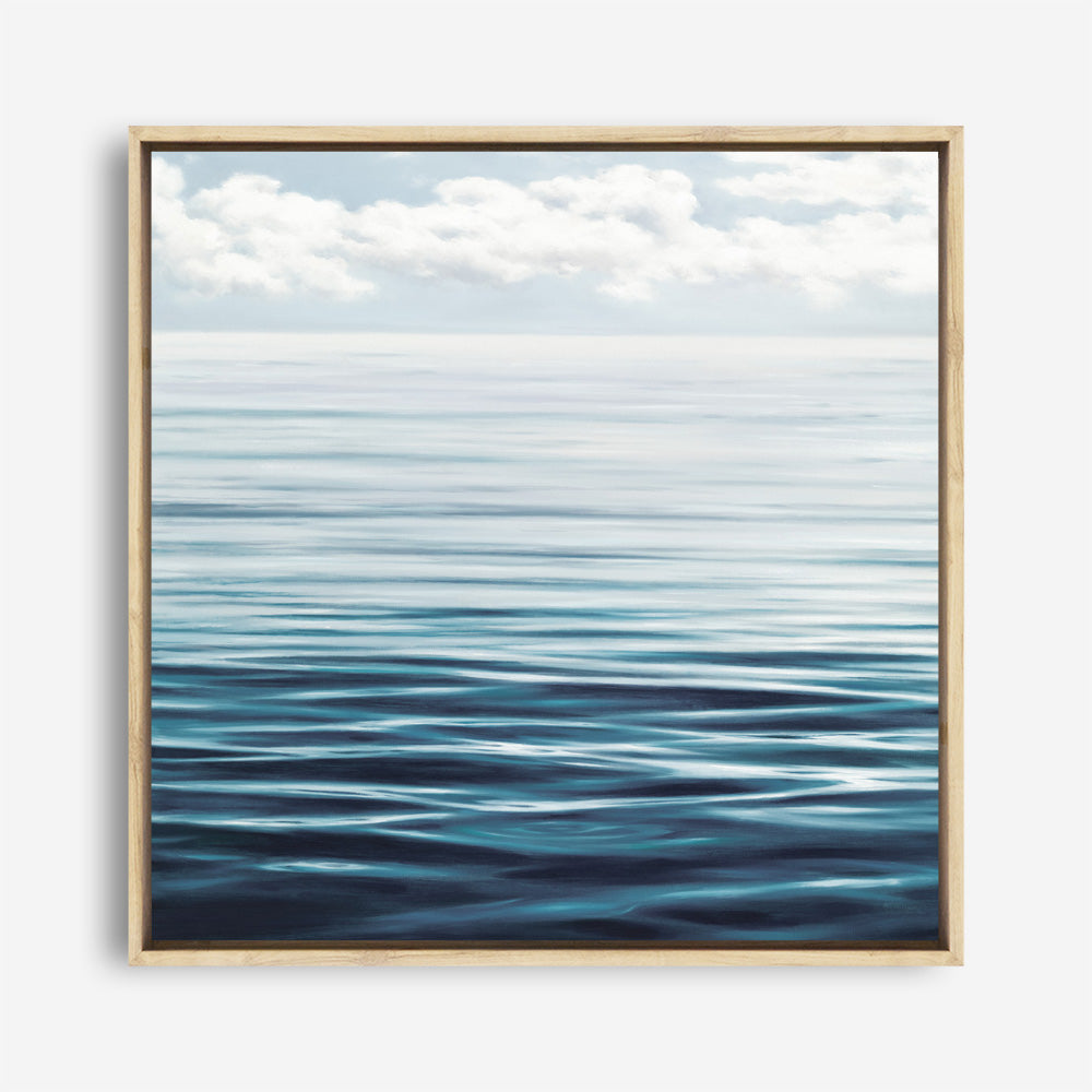 Shop Ocean Horizon (Square) Canvas Print a coastal themed painted framed canvas wall art print from The Print Emporium artwork collection - Buy Australian made fine art painting style stretched canvas prints for the home and your interior decor space, TPE-062-CA-40X40-NF