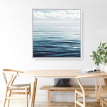Shop Ocean Horizon (Square) Canvas Print a coastal themed painted framed canvas wall art print from The Print Emporium artwork collection - Buy Australian made fine art painting style stretched canvas prints for the home and your interior decor space, TPE-062-CA-40X40-NF