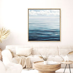 Shop Ocean Horizon (Square) Canvas Print a coastal themed painted framed canvas wall art print from The Print Emporium artwork collection - Buy Australian made fine art painting style stretched canvas prints for the home and your interior decor space, TPE-062-CA-40X40-NF