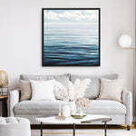 Shop Ocean Horizon (Square) Canvas Print a coastal themed painted framed canvas wall art print from The Print Emporium artwork collection - Buy Australian made fine art painting style stretched canvas prints for the home and your interior decor space, TPE-062-CA-40X40-NF