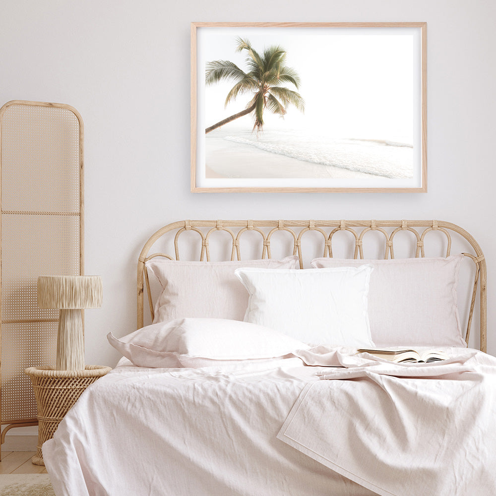 Shop Ocean Palm Tree Photo Art Print a coastal themed photography wall art print from The Print Emporium wall artwork collection - Buy Australian made fine art poster and framed prints for the home and your interior decor, TPE-1183-AP