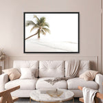 Shop Ocean Palm Tree Photo Canvas Print a coastal themed photography framed stretched canvas print from The Print Emporium wall artwork collection - Buy Australian made prints for the home and your interior decor space, TPE-1183-CA-35X46-NF