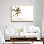 Shop Ocean Palm Tree Photo Canvas Print a coastal themed photography framed stretched canvas print from The Print Emporium wall artwork collection - Buy Australian made prints for the home and your interior decor space, TPE-1183-CA-35X46-NF