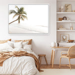 Shop Ocean Palm Tree Photo Canvas Print a coastal themed photography framed stretched canvas print from The Print Emporium wall artwork collection - Buy Australian made prints for the home and your interior decor space, TPE-1183-CA-35X46-NF