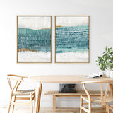 Shop Ocean Park II Canvas Print a painted abstract themed framed canvas wall art print from The Print Emporium artwork collection - Buy Australian made fine art painting style stretched canvas prints for the home and your interior decor space, TPE-PC-PI576-CA-35X46-NF