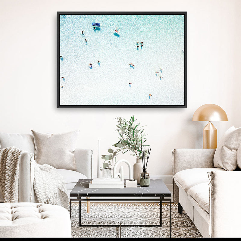Shop Ocean Play Photo Canvas Print a coastal themed photography framed stretched canvas print from The Print Emporium wall artwork collection - Buy Australian made prints for the home and your interior decor space, TPE-1267-CA-35X46-NF