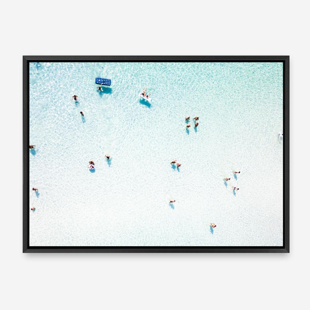 Shop Ocean Play Photo Canvas Print a coastal themed photography framed stretched canvas print from The Print Emporium wall artwork collection - Buy Australian made prints for the home and your interior decor space, TPE-1267-CA-35X46-NF