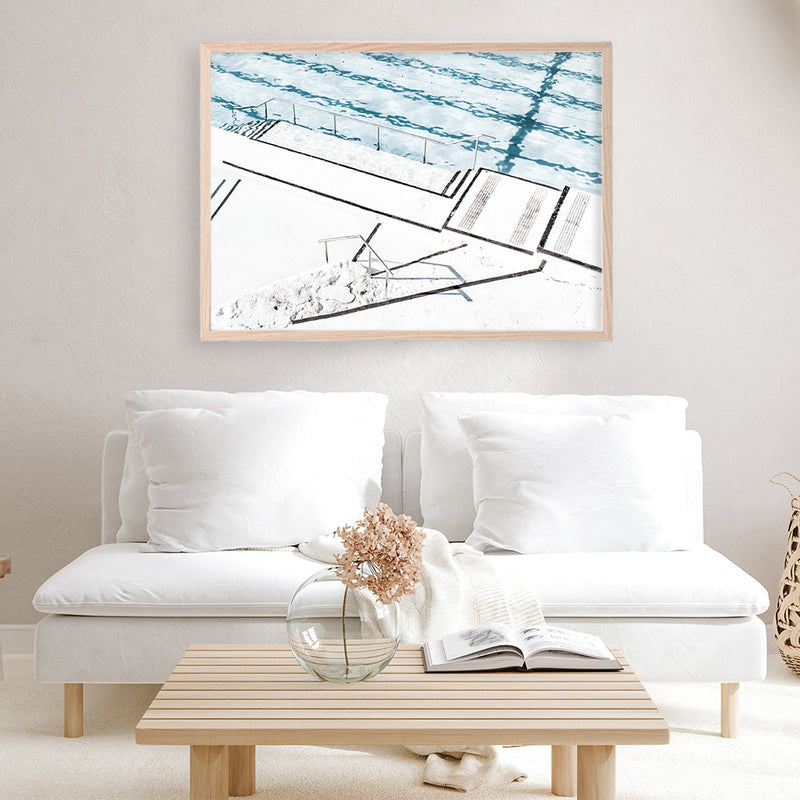 Shop Ocean Pool I Photo Art Print a coastal themed photography wall art print from The Print Emporium wall artwork collection - Buy Australian made fine art poster and framed prints for the home and your interior decor, TPE-547-AP