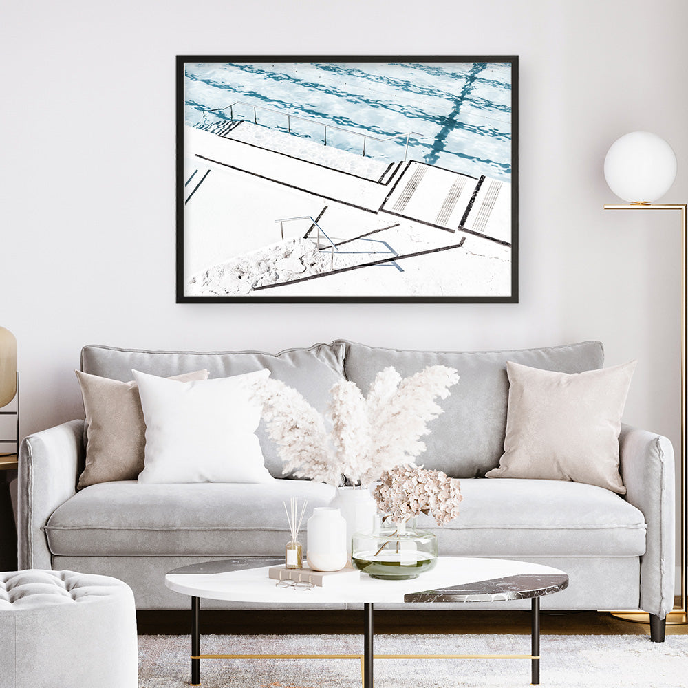Shop Ocean Pool I Photo Art Print a coastal themed photography wall art print from The Print Emporium wall artwork collection - Buy Australian made fine art poster and framed prints for the home and your interior decor, TPE-547-AP