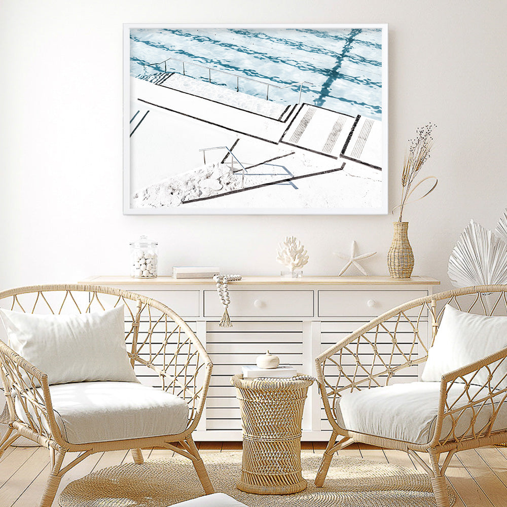 Shop Ocean Pool I Photo Art Print a coastal themed photography wall art print from The Print Emporium wall artwork collection - Buy Australian made fine art poster and framed prints for the home and your interior decor, TPE-547-AP