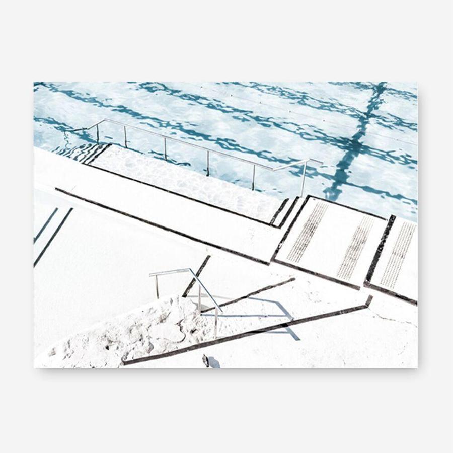 Shop Ocean Pool I Photo Canvas Print a coastal themed photography framed stretched canvas print from The Print Emporium wall artwork collection - Buy Australian made prints for the home and your interior decor space, TPE-547-CA-35X46-NF