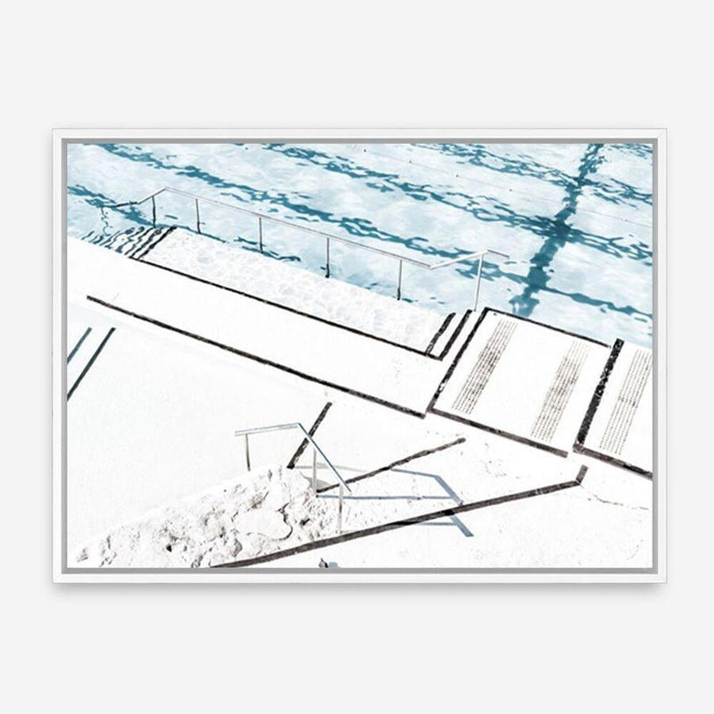 Shop Ocean Pool I Photo Canvas Print a coastal themed photography framed stretched canvas print from The Print Emporium wall artwork collection - Buy Australian made prints for the home and your interior decor space, TPE-547-CA-35X46-NF