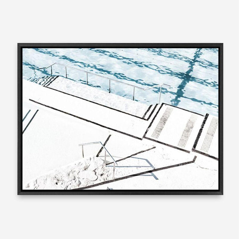 Shop Ocean Pool I Photo Canvas Print a coastal themed photography framed stretched canvas print from The Print Emporium wall artwork collection - Buy Australian made prints for the home and your interior decor space, TPE-547-CA-35X46-NF