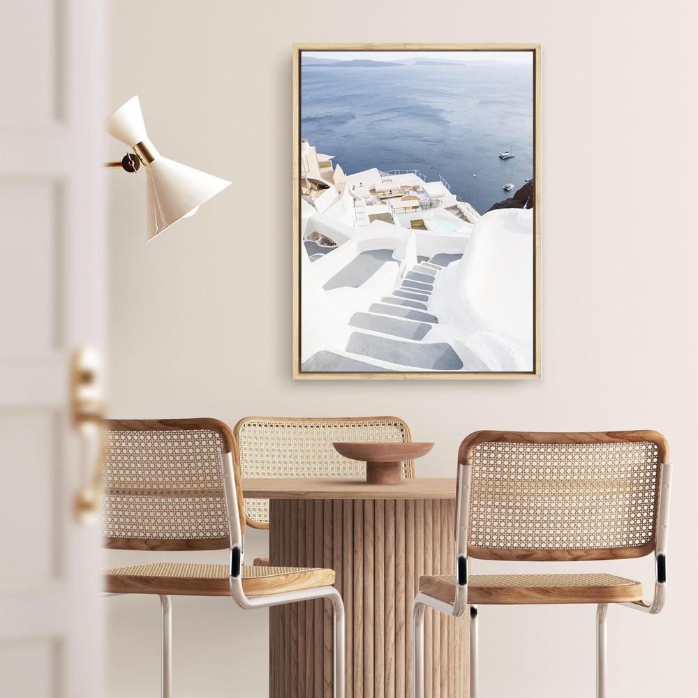 Shop Ocean Stairway Photo Canvas Print a coastal themed photography framed stretched canvas print from The Print Emporium wall artwork collection - Buy Australian made prints for the home and your interior decor space, TPE-1348-CA-35X46-NF