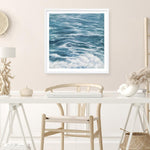 Shop Ocean Swell (Square) Art Print a coastal themed painted wall art print from The Print Emporium wall artwork collection - Buy Australian made fine art painting style poster and framed prints for the home and your interior decor room, TPE-049-AP