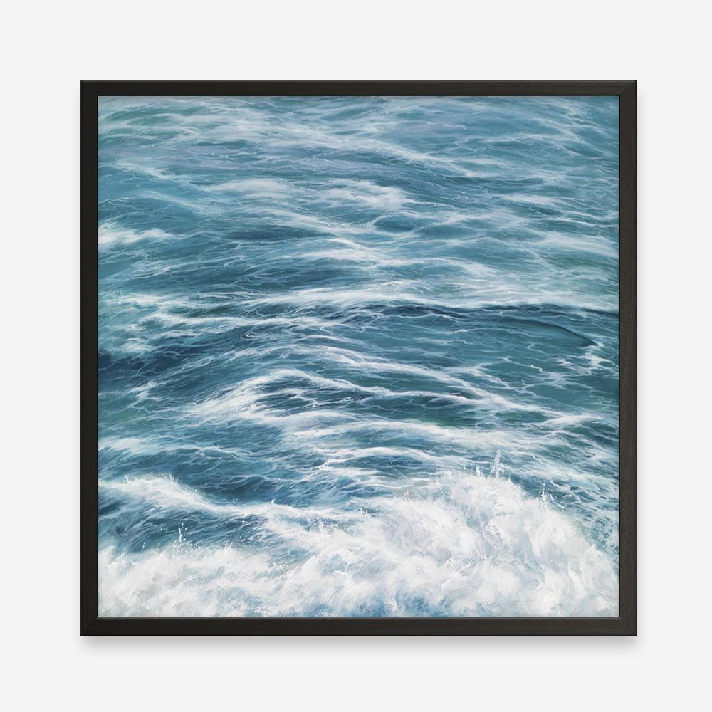 Shop Ocean Swell (Square) Art Print a coastal themed painted wall art print from The Print Emporium wall artwork collection - Buy Australian made fine art painting style poster and framed prints for the home and your interior decor room, TPE-049-AP