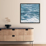 Shop Ocean Swell (Square) Art Print a coastal themed painted wall art print from The Print Emporium wall artwork collection - Buy Australian made fine art painting style poster and framed prints for the home and your interior decor room, TPE-049-AP