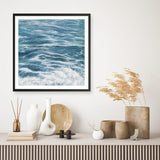 Shop Ocean Swell (Square) Art Print a coastal themed painted wall art print from The Print Emporium wall artwork collection - Buy Australian made fine art painting style poster and framed prints for the home and your interior decor room, TPE-049-AP