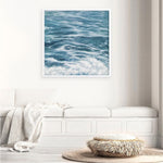 Shop Ocean Swell (Square) Art Print a coastal themed painted wall art print from The Print Emporium wall artwork collection - Buy Australian made fine art painting style poster and framed prints for the home and your interior decor room, TPE-049-AP