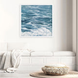Shop Ocean Swell (Square) Art Print a coastal themed painted wall art print from The Print Emporium wall artwork collection - Buy Australian made fine art painting style poster and framed prints for the home and your interior decor room, TPE-049-AP