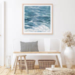 Shop Ocean Swell (Square) Art Print a coastal themed painted wall art print from The Print Emporium wall artwork collection - Buy Australian made fine art painting style poster and framed prints for the home and your interior decor room, TPE-049-AP