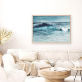 Shop Ocean Wave Art Print a coastal themed painted wall art print from The Print Emporium wall artwork collection - Buy Australian made fine art painting style poster and framed prints for the home and your interior decor room, TPE-033-AP