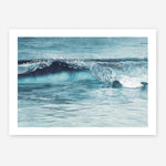 Shop Ocean Wave Art Print a coastal themed painted wall art print from The Print Emporium wall artwork collection - Buy Australian made fine art painting style poster and framed prints for the home and your interior decor room, TPE-033-AP