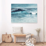 Shop Ocean Wave Canvas Print a coastal themed painted framed canvas wall art print from The Print Emporium artwork collection - Buy Australian made fine art painting style stretched canvas prints for the home and your interior decor space, TPE-033-CA-35X46-NF