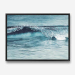 Shop Ocean Wave Canvas Print a coastal themed painted framed canvas wall art print from The Print Emporium artwork collection - Buy Australian made fine art painting style stretched canvas prints for the home and your interior decor space, TPE-033-CA-35X46-NF