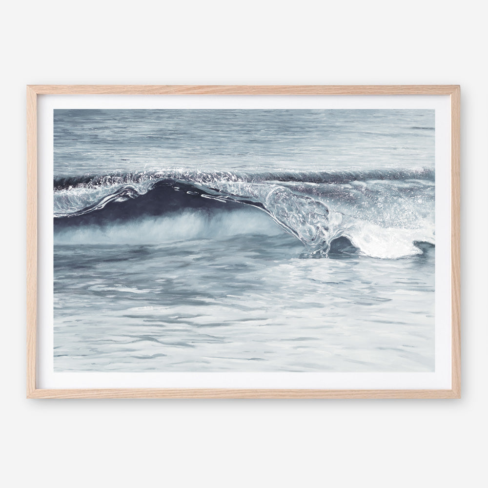 Shop Ocean Wave II Art Print a coastal themed painted wall art print from The Print Emporium wall artwork collection - Buy Australian made fine art painting style poster and framed prints for the home and your interior decor room, TPE-497-AP