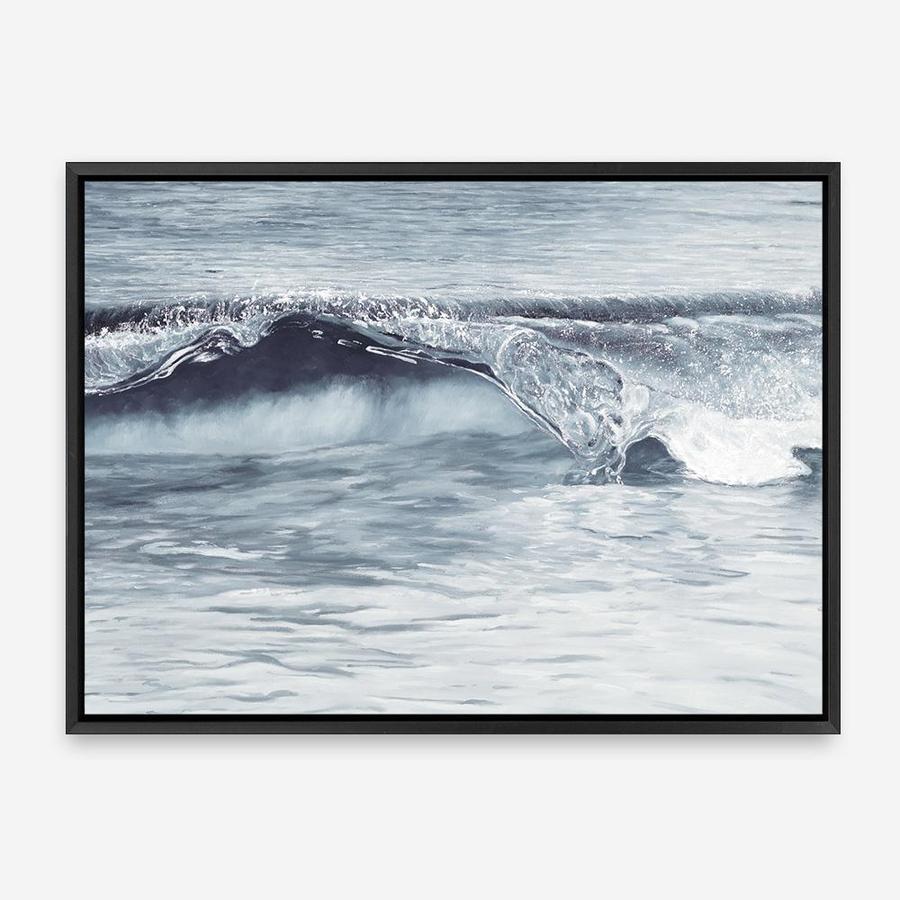 Shop Ocean Wave II Canvas Print a coastal themed painted framed canvas wall art print from The Print Emporium artwork collection - Buy Australian made fine art painting style stretched canvas prints for the home and your interior decor space, TPE-497-CA-35X46-NF