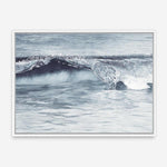 Shop Ocean Wave II Canvas Print a coastal themed painted framed canvas wall art print from The Print Emporium artwork collection - Buy Australian made fine art painting style stretched canvas prints for the home and your interior decor space, TPE-497-CA-35X46-NF
