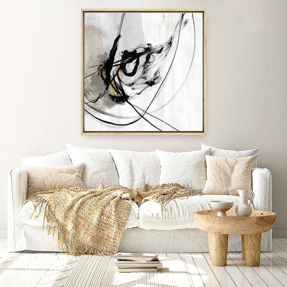 Shop Ocular I (Square) Canvas Print a painted abstract themed framed canvas wall art print from The Print Emporium artwork collection - Buy Australian made fine art painting style stretched canvas prints for the home and your interior decor space, TPE-PC-PG721-CA-40X40-NF