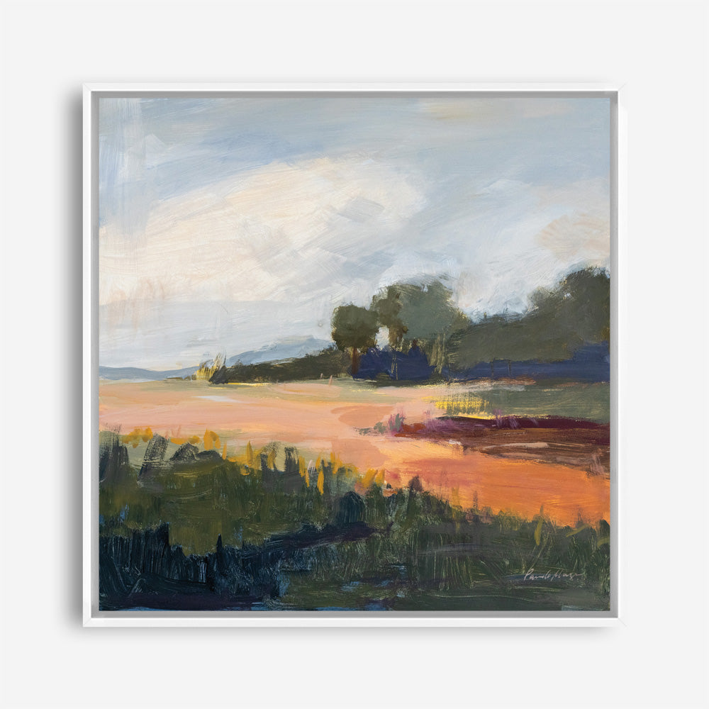 Shop Off Woodgate Road (Square) Canvas Print a painted style framed canvas wall art print from The Print Emporium artwork collection - Buy Australian made fine art painting style stretched canvas prints for the home and your interior decor space, TPE-WA-73716-CA-40X40-NF