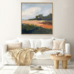 Shop Off Woodgate Road (Square) Canvas Print a painted style framed canvas wall art print from The Print Emporium artwork collection - Buy Australian made fine art painting style stretched canvas prints for the home and your interior decor space, TPE-WA-73716-CA-40X40-NF