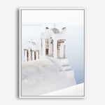 Shop Oia Bells II Photo Canvas Print a coastal themed photography framed stretched canvas print from The Print Emporium wall artwork collection - Buy Australian made prints for the home and your interior decor space, TPE-1343-CA-35X46-NF