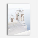 Shop Oia Bells II Photo Canvas Print a coastal themed photography framed stretched canvas print from The Print Emporium wall artwork collection - Buy Australian made prints for the home and your interior decor space, TPE-1343-CA-35X46-NF