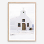 Shop Oia Church I Photo Art Print a coastal themed photography wall art print from The Print Emporium wall artwork collection - Buy Australian made fine art poster and framed prints for the home and your interior decor, TPE-1327-AP