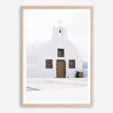 Shop Oia Church I Photo Art Print a coastal themed photography wall art print from The Print Emporium wall artwork collection - Buy Australian made fine art poster and framed prints for the home and your interior decor, TPE-1327-AP