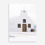 Shop Oia Church I Photo Art Print a coastal themed photography wall art print from The Print Emporium wall artwork collection - Buy Australian made fine art poster and framed prints for the home and your interior decor, TPE-1327-AP