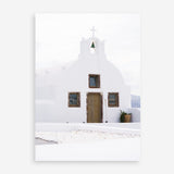Shop Oia Church I Photo Art Print a coastal themed photography wall art print from The Print Emporium wall artwork collection - Buy Australian made fine art poster and framed prints for the home and your interior decor, TPE-1327-AP