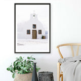 Shop Oia Church I Photo Art Print a coastal themed photography wall art print from The Print Emporium wall artwork collection - Buy Australian made fine art poster and framed prints for the home and your interior decor, TPE-1327-AP