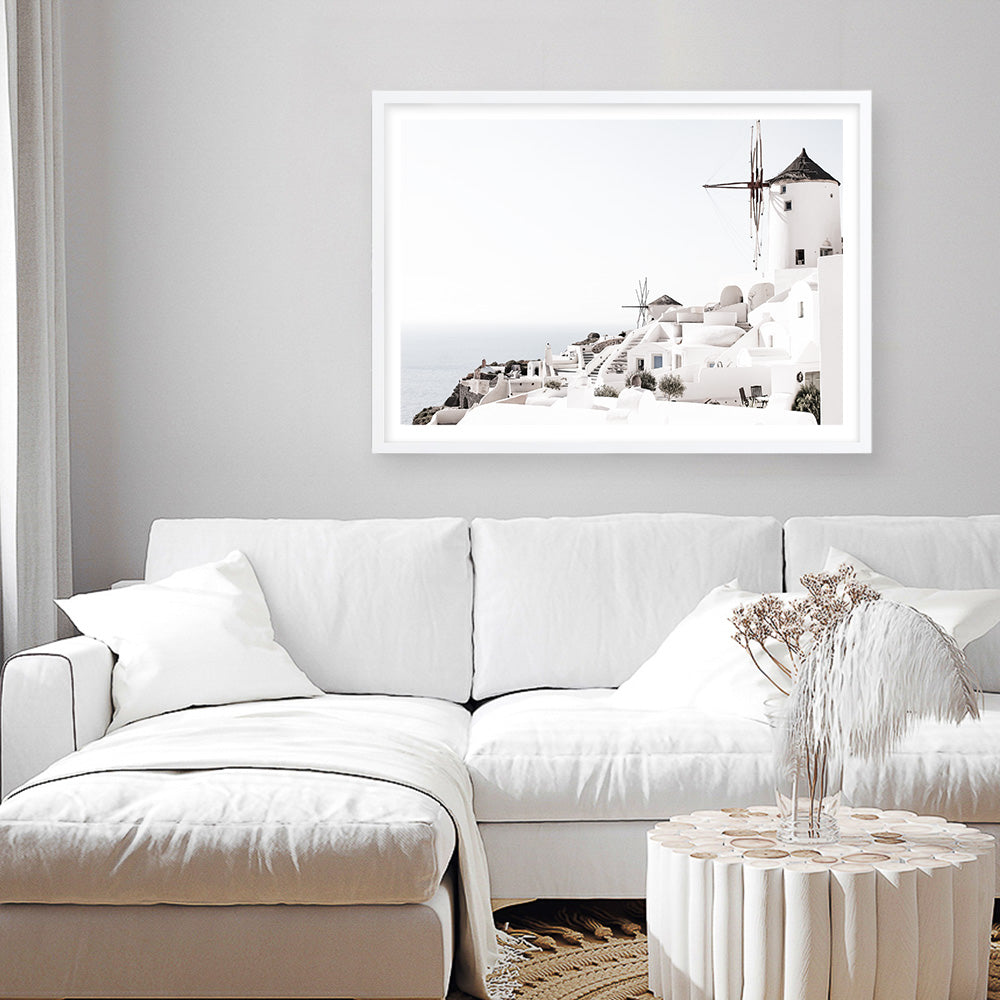 Shop Oia II Photo Art Print a coastal themed photography wall art print from The Print Emporium wall artwork collection - Buy Australian made fine art poster and framed prints for the home and your interior decor, TPE-842-AP