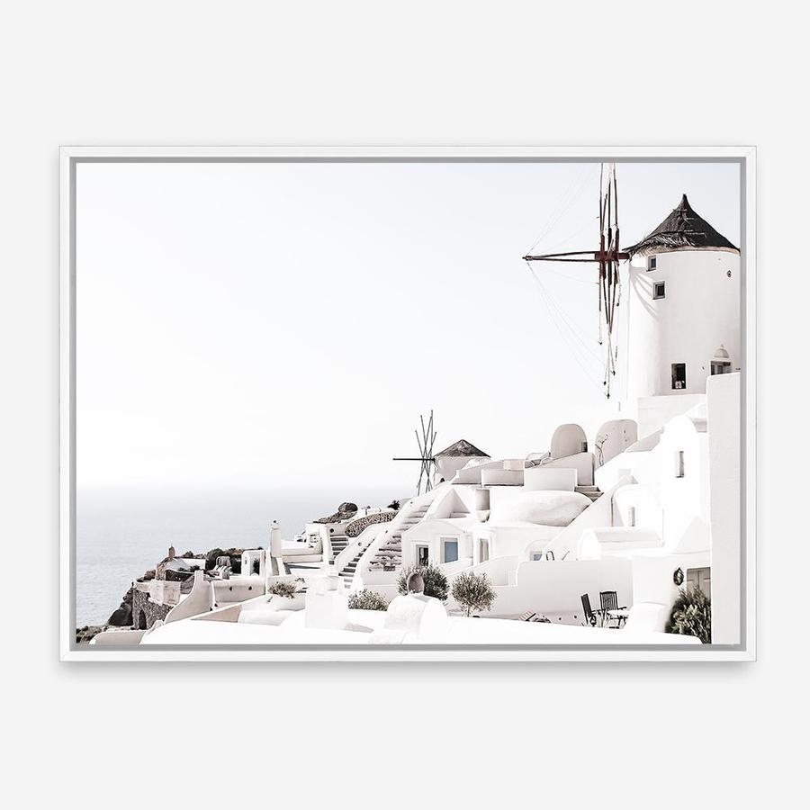 Shop Oia II Photo Canvas Print a coastal themed photography framed stretched canvas print from The Print Emporium wall artwork collection - Buy Australian made prints for the home and your interior decor space, TPE-842-CA-35X46-NF
