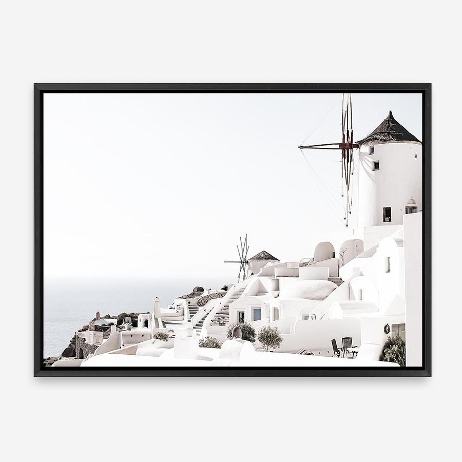 Shop Oia II Photo Canvas Print a coastal themed photography framed stretched canvas print from The Print Emporium wall artwork collection - Buy Australian made prints for the home and your interior decor space, TPE-842-CA-35X46-NF